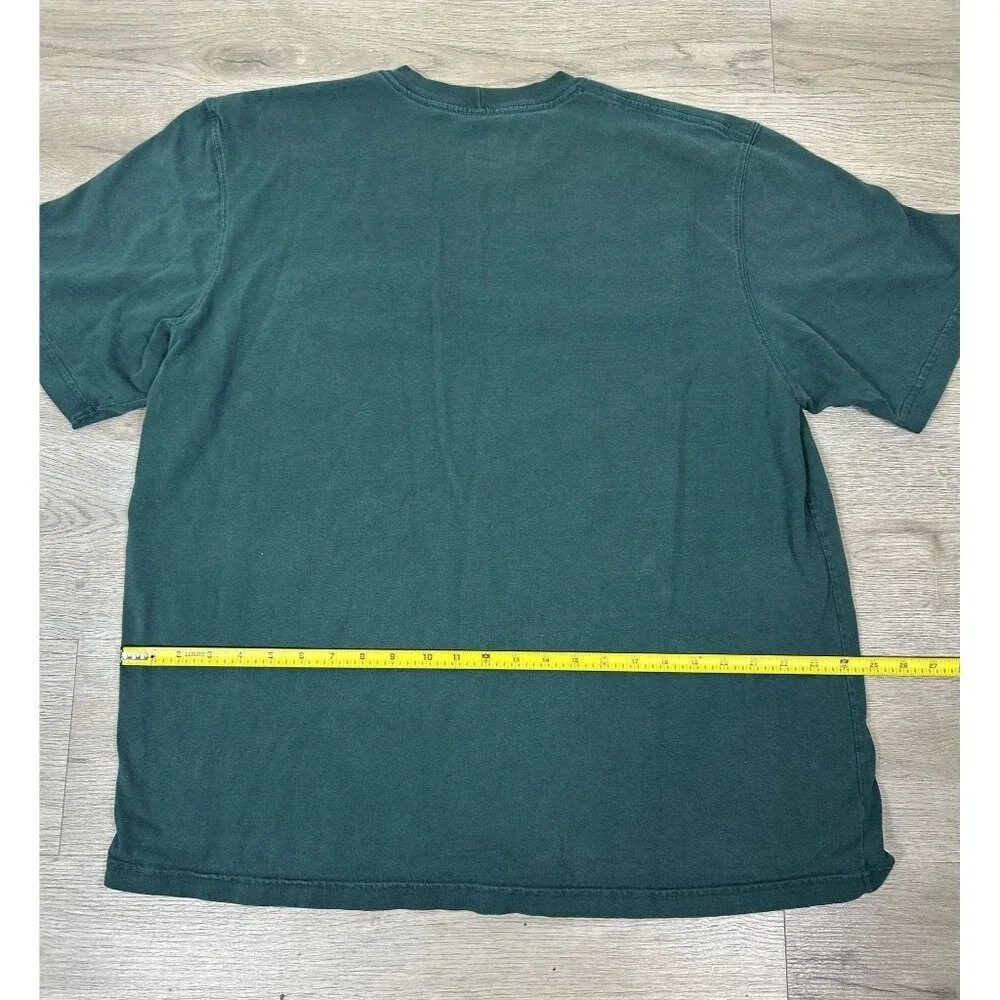 Carhartt Loose Fit Heavyweight Green Work T-shirt Size XL